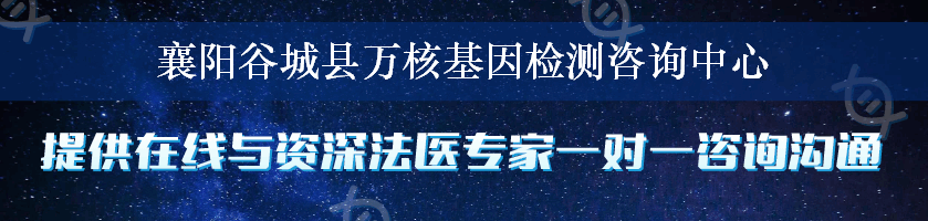 襄阳谷城县万核基因检测咨询中心